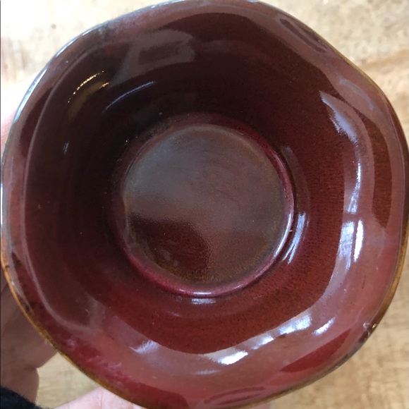 Scentsy Roma retired mini warmer in a neutral brown crock-like design - Picture 6 of 7